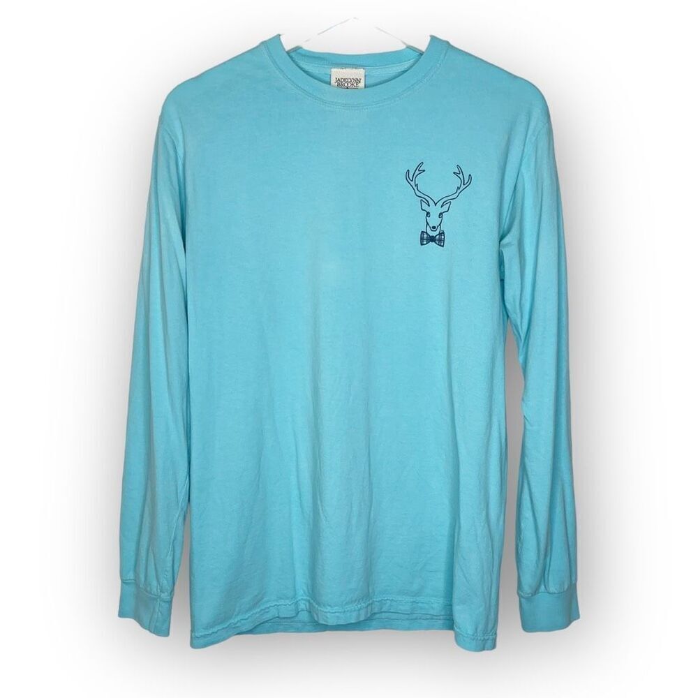Jadelynn Brooke Deerly Southern Long Sleeve T Shirt Reindeer Women’s Size Small